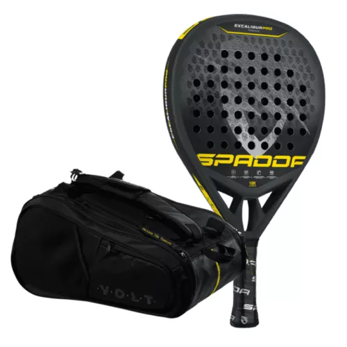 Combi Deal Black en Yellow padeltas en padelracket