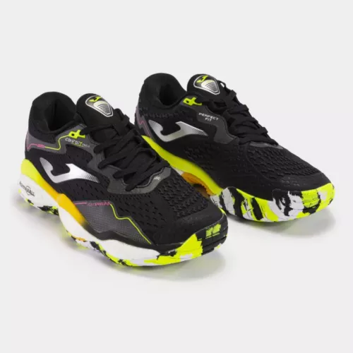 Joma Slam Lady 2423 zwart geel padelschoenen | PadelShopWestland