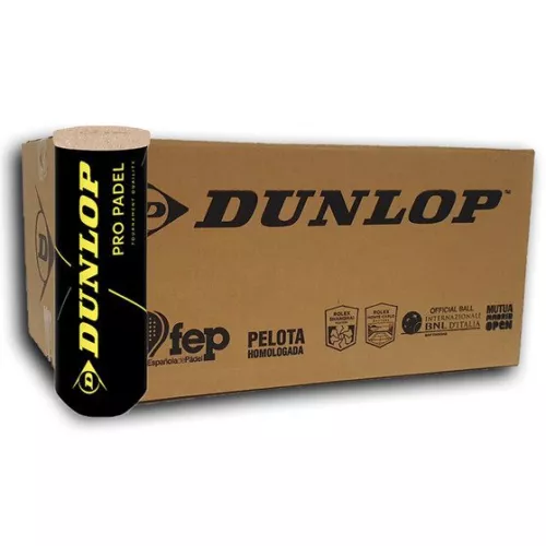Dunlop Pro Padel ballen doos (24 x 3 stuks) | PadelShopWestland