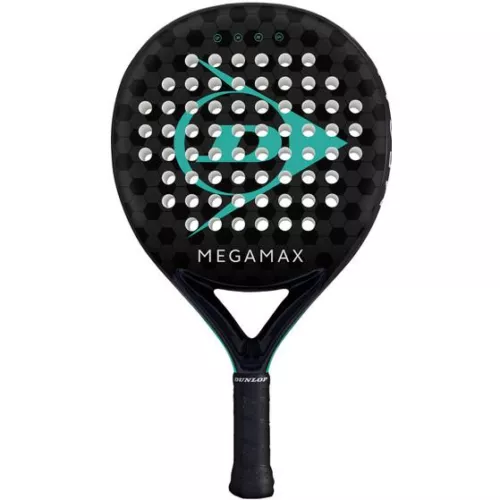 Dunlop MEGAMAX zwart mintgroen padelracket | PadelShopWestland