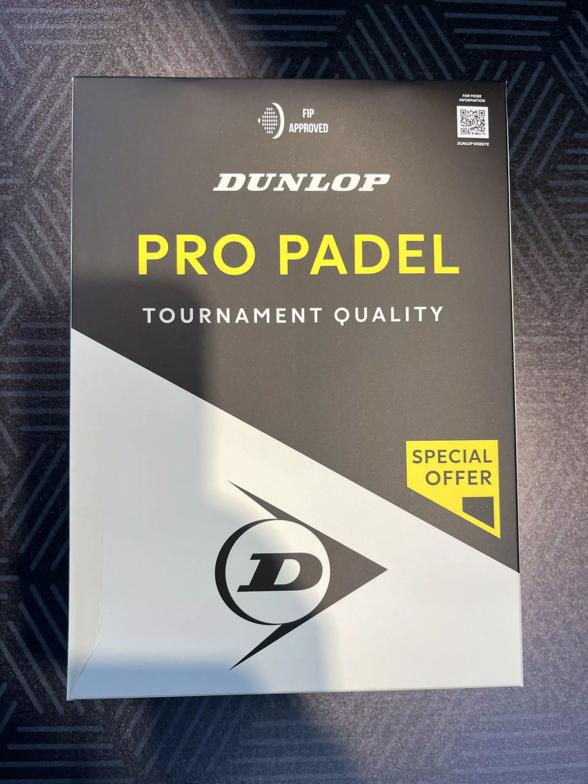 Dunlop Pro Padel ballen AKTIE OP=OP(2x3 stuks) padelballen | PadelShopWestland