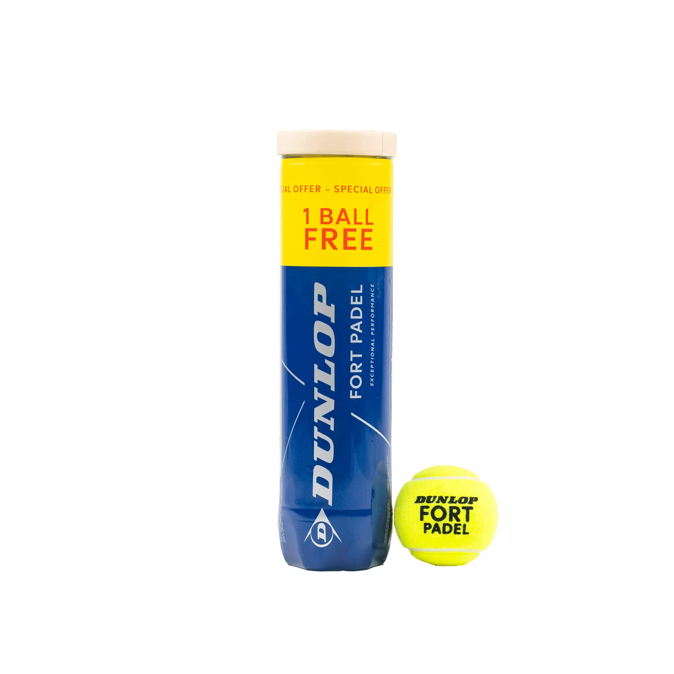 Dunlop Fort Padel ballen (3+1 GRATIS) padelballen | PadelShopWestland