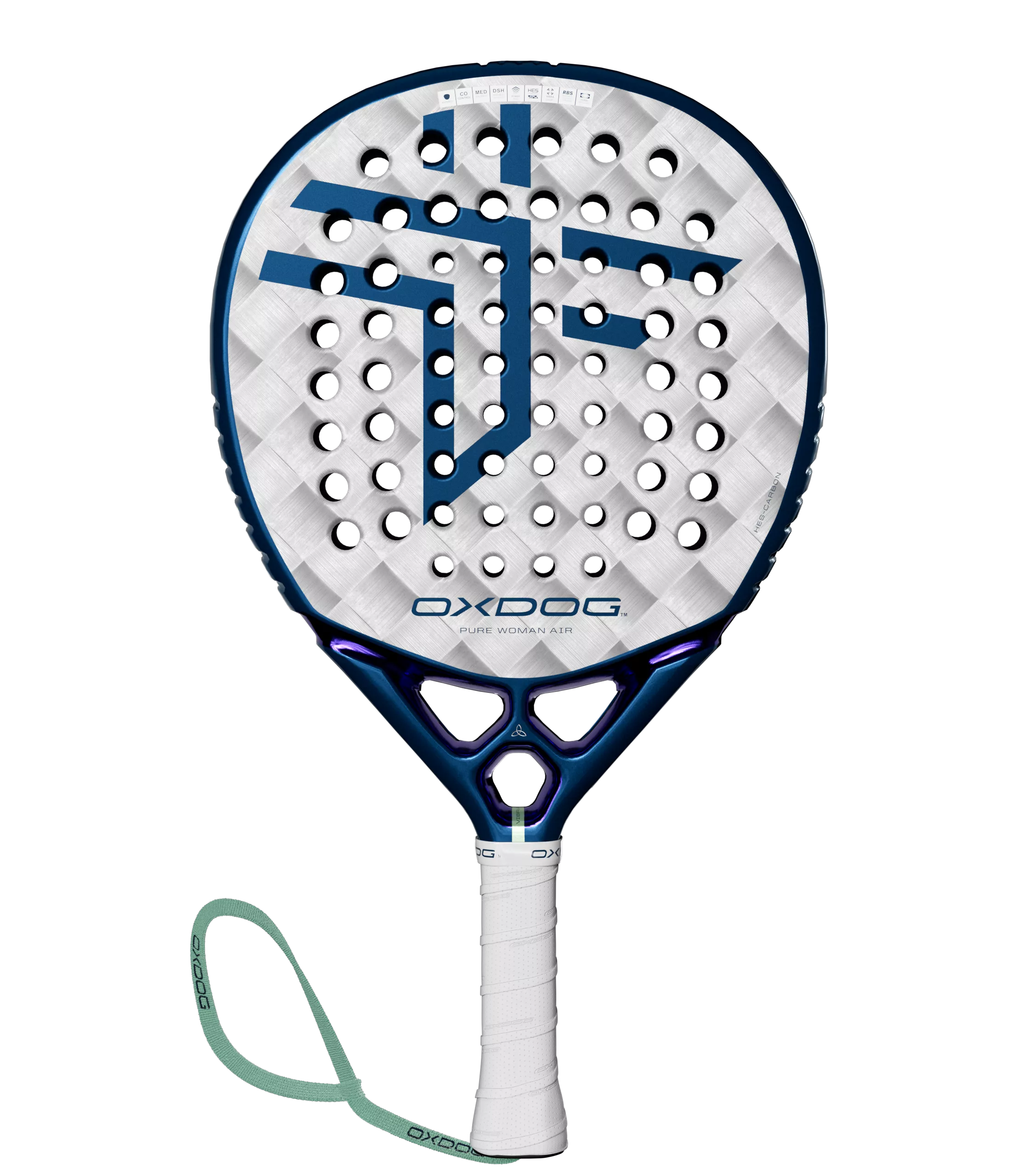 Oxdog Pure Woman Air Padelracket – Lichtgewicht Dames Racket met Maximale Controle - Afbeelding 4