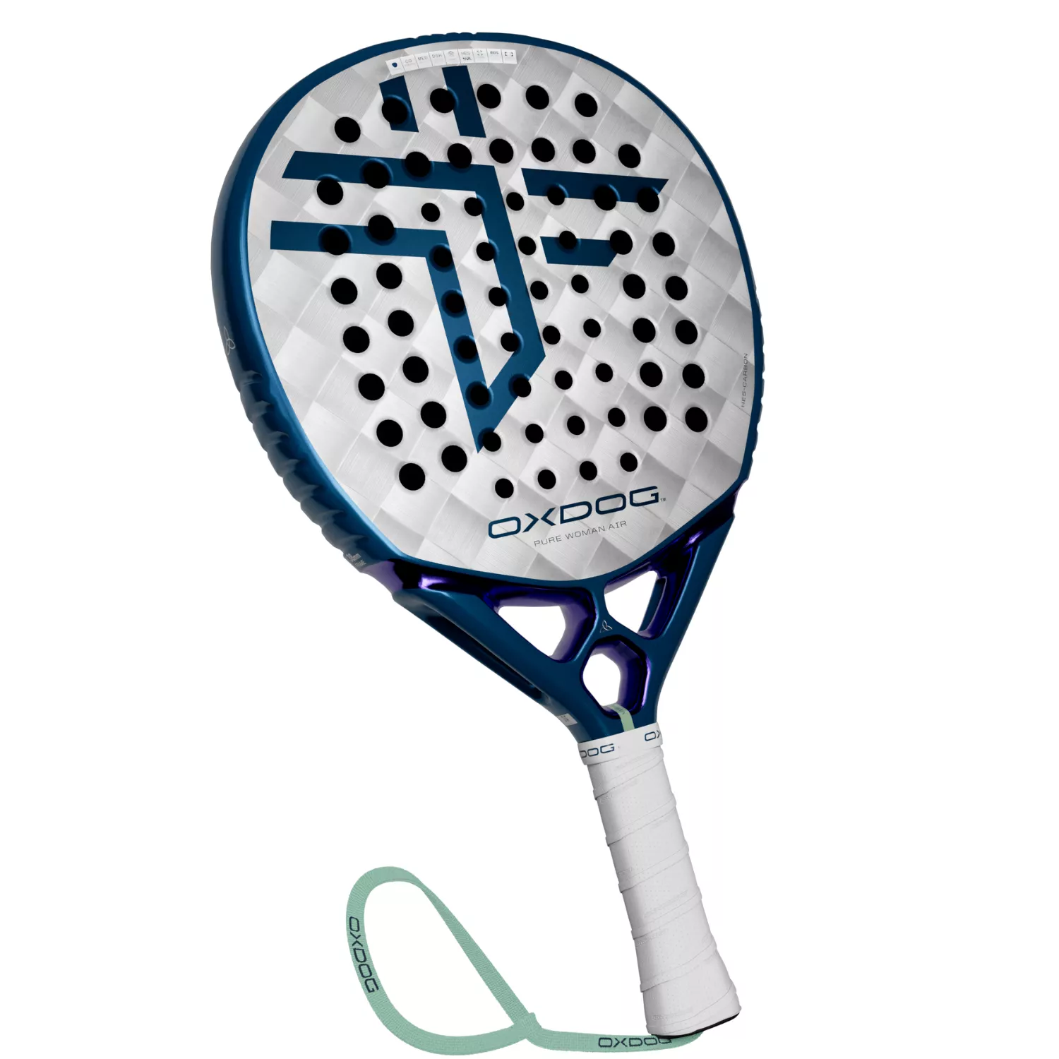 Oxdog Pure Woman Air Padelracket – Lichtgewicht Dames Racket met Maximale Controle - Afbeelding 2